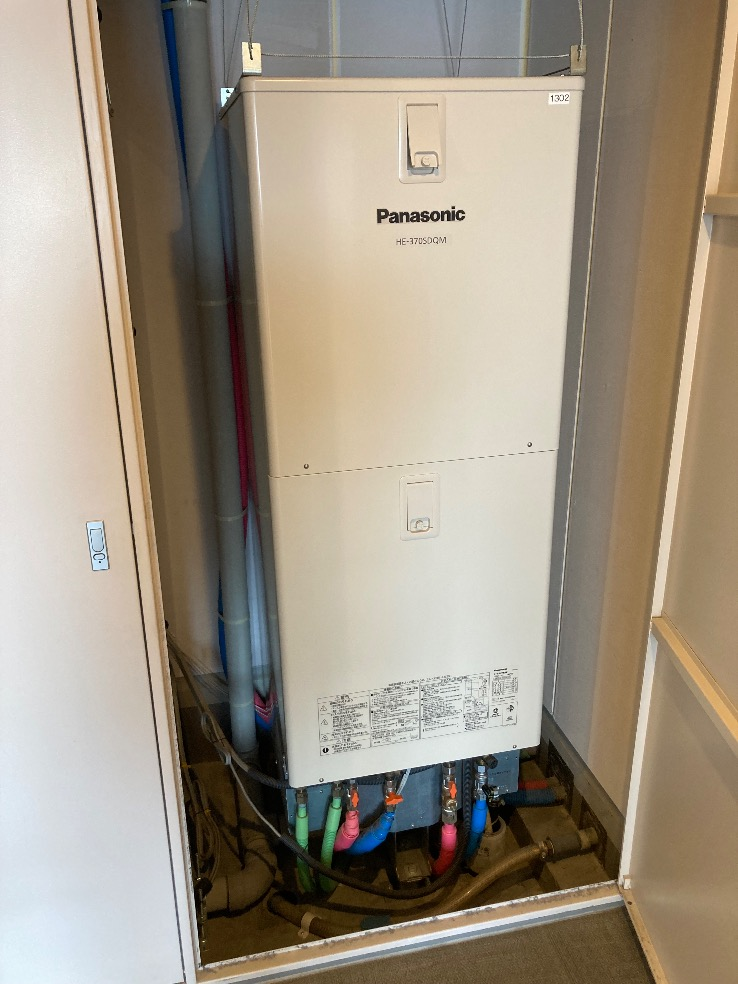 パナソニックエコキュートHE-370SDQMからパナソニックエコキュートSRT-S376｜エコキュート交換工事｜東京都練馬区石神井町｜マンション｜プラウドタワー石神井公園