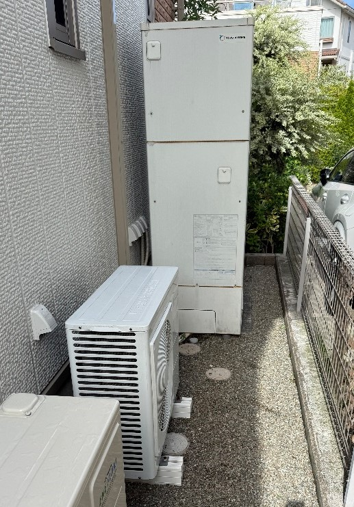 コロナエコキュートCHP-T371DA9から日立エコキュートBHP-FG37XU｜エコキュート交換工事｜東京都稲城市向陽台