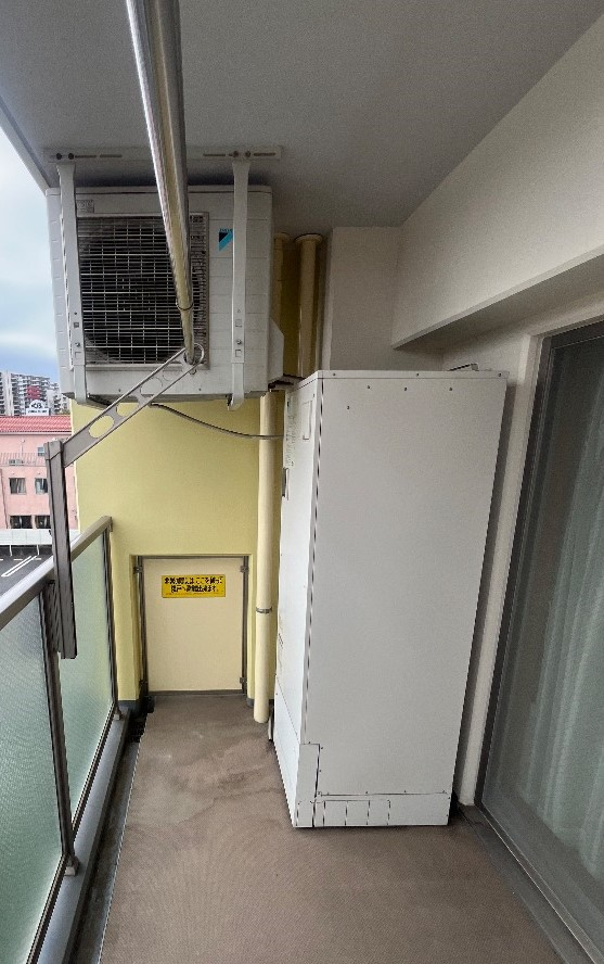 ダイキンエコキュートTU31GFCVから日立エコキュートBHP-FG37XU｜エコキュート交換工事｜神奈川県横浜市緑区長津田みなみ台｜マンション｜ フェリズ長津田みなみ台