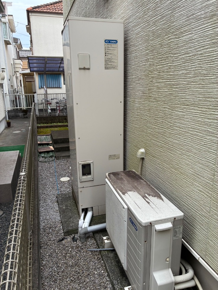 長府エコキュートEHP-3737GPXHから三菱エコキュートSRT-S377｜エコキュート交換工事｜東京都青梅市今寺