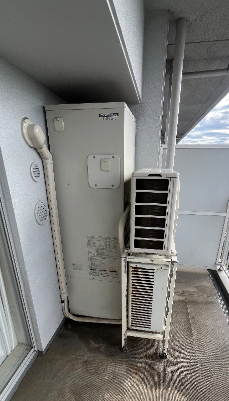 コロナエコキュートCHP-H3014AMからコロナエコキュートCHP-S30AZ1-12|エコキュート交換工事|千葉県白井市笹塚|マンション|プリスタレジデンス