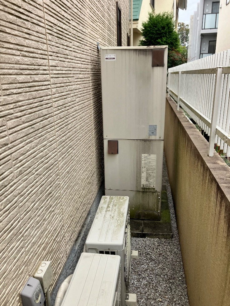 日立エコキュートBHP-TA372からダイキンエコキュートEQX37YFV|エコキュート交換工事|東京都目黒区柿の木坂