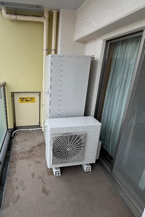 ダイキンエコキュートTU31GFCVから日立エコキュートBHP-FG37XU|エコキュート交換工事|神奈川県横浜市緑区長津田みなみ台|マンション| フェリズ長津田みなみ台