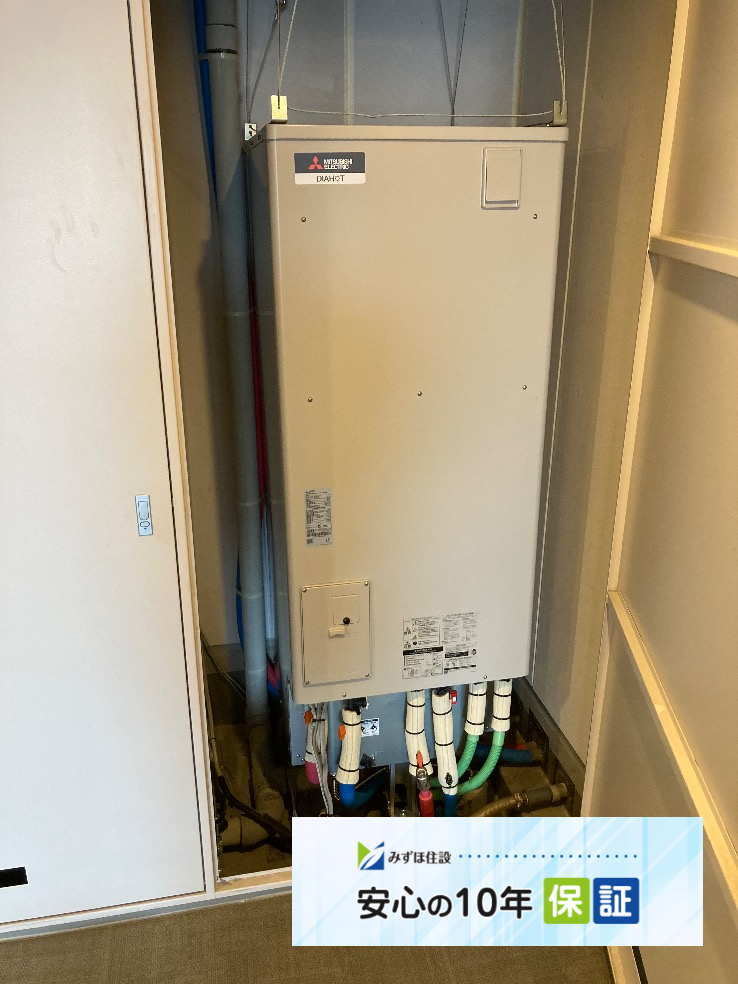 パナソニックエコキュートHE-370SDQMからパナソニックエコキュートSRT-S376｜エコキュート交換工事｜東京都練馬区石神井町｜マンション｜プラウドタワー石神井公園