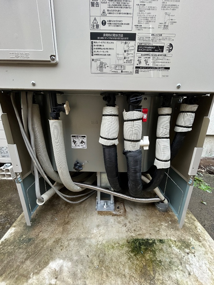 コロナエコキュートCFT-37M91から三菱エコキュートSRT-S376｜エコキュート交換工事｜群馬県佐波郡玉村町板井