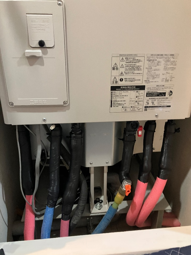 三菱エコキュートSRT-HPT30WD1-Eから三菱エコキュートSRT-W306D-BS2｜エコキュート交換工事｜東京都江東区豊洲｜マンション｜ザ・豊洲タワー
