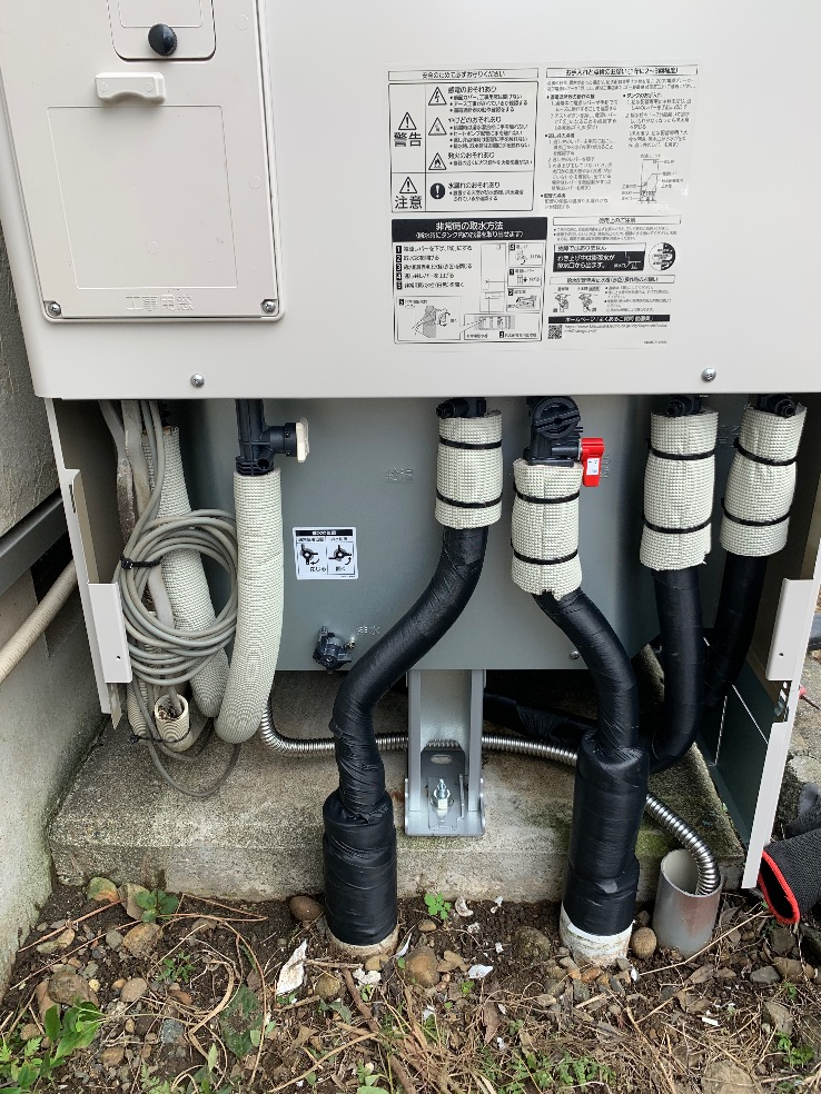 ダイキンエコキュートTU37GFCVから三菱エコキュートSRT-S376|エコキュート交換工事|千葉県水戸市赤塚