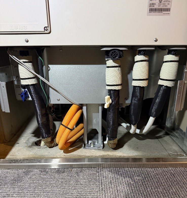 三菱電気温水器SRT-3768WFU-BLから三菱電気温水器SRT-J37WD5|電気温水器交換工事|東京都新宿区山吹町|マンション|新宿山吹アインスタワー