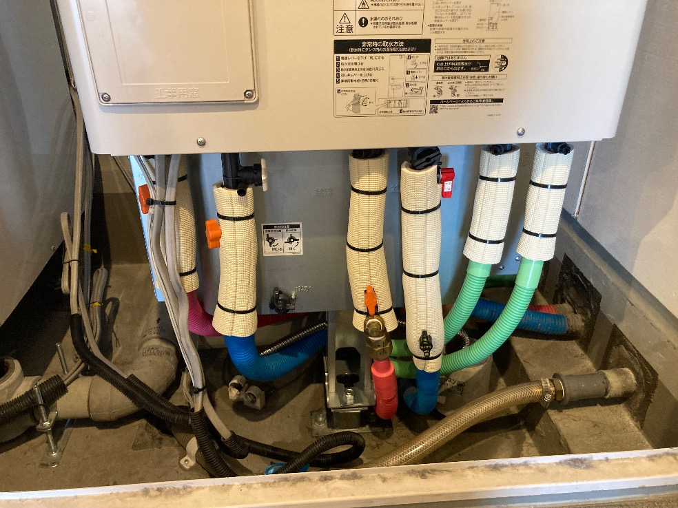 パナソニックエコキュートHE-370SDQMからパナソニックエコキュートSRT-S376｜エコキュート交換工事｜東京都練馬区石神井町｜マンション｜プラウドタワー石神井公園