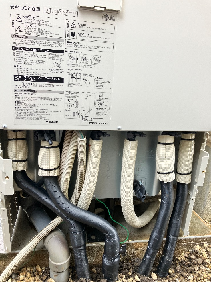 三菱エコキュートSRT-HPT37W4から三菱エコキュートEQX37YFV|エコキュート交換工事|埼玉県入間市豊岡