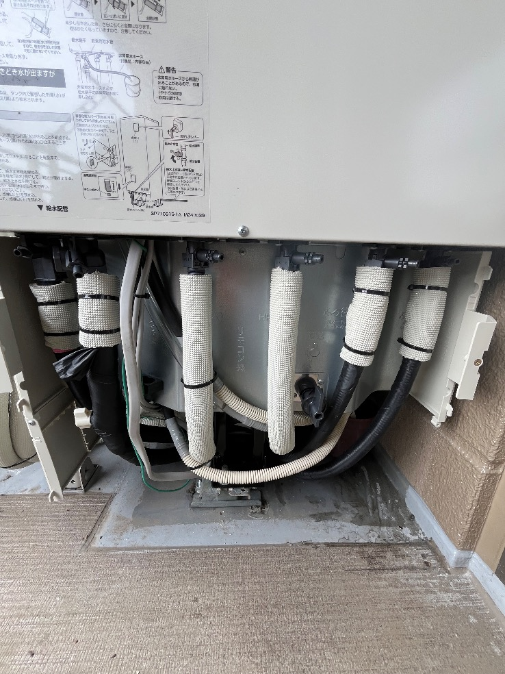 ダイキンエコキュートTU31KFCVからダイキンエコキュートEQX37YFV｜エコキュート交換工事｜東京都東大和市桜が丘｜マンション｜オーベルグランディオ