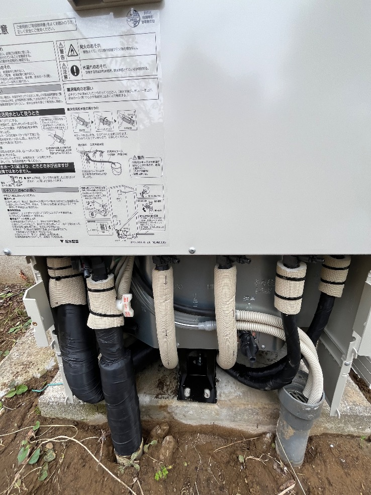 長府エコキュートEHP-4648GPXHからダイキンエコキュートEQX46ZFV|エコキュート交換工事|神奈川県横浜市栄区長沼町