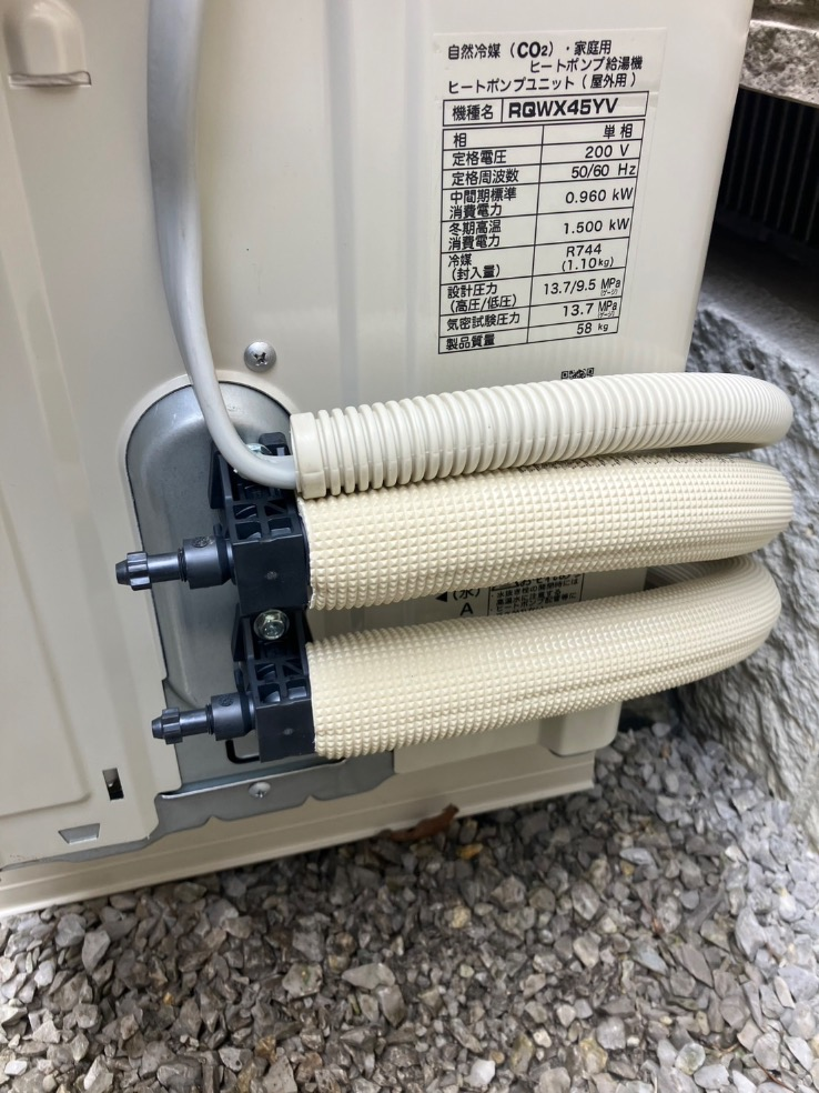 日立エコキュートBHP-TA372からダイキンエコキュートEQX37YFV|エコキュート交換工事|東京都目黒区柿の木坂