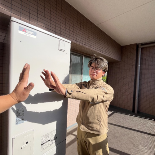 パナソニックエコキュートHE-30C1Qから三菱エコキュートSRT-S376|エコキュート交換工事|東京都北区浮間|マンション|クリオレジダンス北赤羽