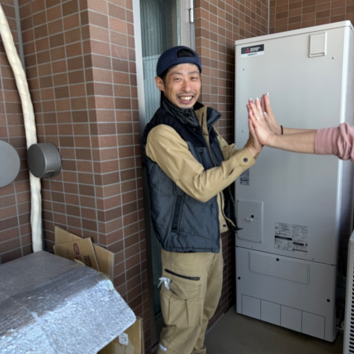 東芝エコキュートHPL-2TFB465RAUから三菱エコキュートSRT-S376｜エコキュート交換工事｜埼玉県さいたま市浦和区常盤｜マンション｜ミオカステーロ浦和常盤