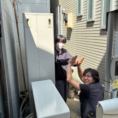 ダイキンエコキュートTU37HFTVからダイキンエコキュートEQA37YFTV｜エコキュート交換工事｜東京都港区港区芝｜