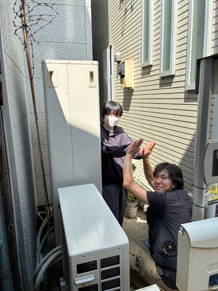 ダイキンエコキュートTU37HFTVからダイキンエコキュートEQA37YFTV｜エコキュート交換工事｜東京都港区港区芝｜