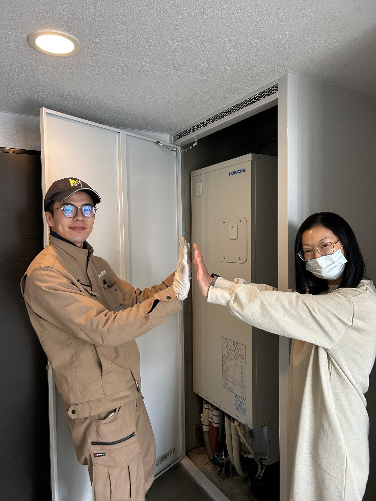 コロナエコキュートCTU-H3014AからコロナエコキュートCHP-S30AZ1-12｜エコキュート交換工事｜東京都江東区塩浜｜マンション｜レクセルプラザ東陽町