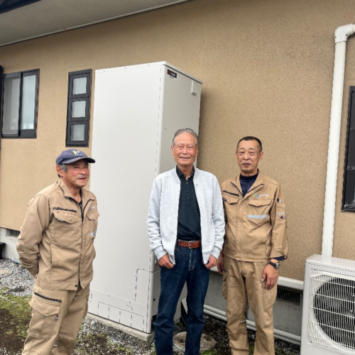 ダイキンエコキュートTU46LFVから三菱エコキュートSRT-S466U｜エコキュート交換工事｜栃木県下野市文教｜