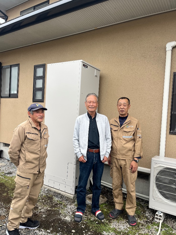 ダイキンエコキュートTU46LFVから三菱エコキュートSRT-S466U｜エコキュート交換工事｜栃木県下野市文教｜ 