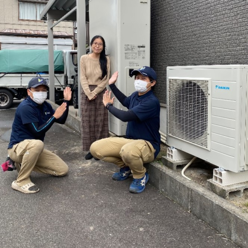 東芝エコキュートHWH-FBH373WCからダイキンエコキュートEQA37ZFTV｜エコキュート交換工事｜新潟県新潟市東区新川町｜