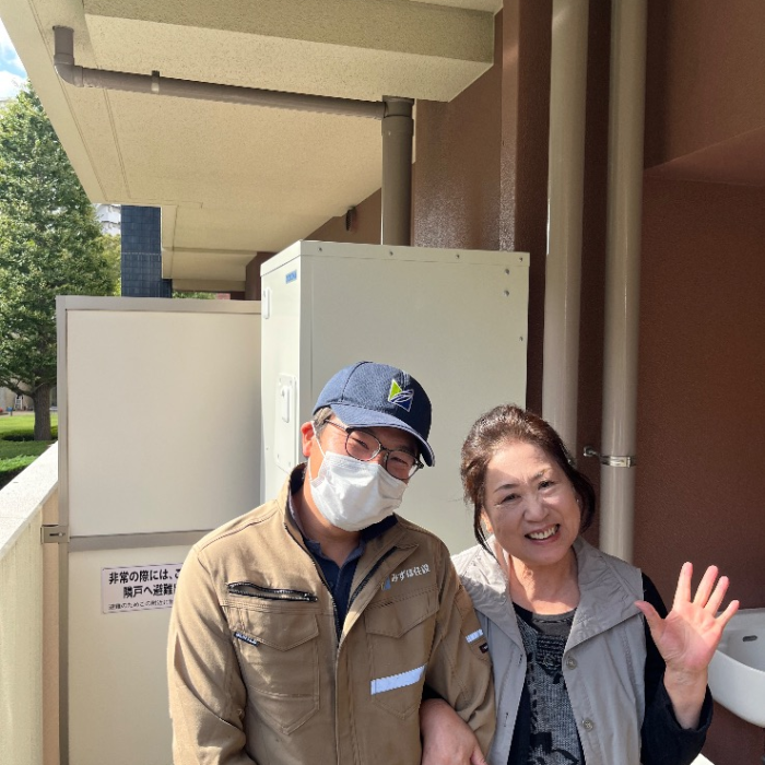 コロナエコキュートCTU-H3014AからコロナエコキュートCHP-S30AZ1-12｜エコキュート交換工事｜千葉県我孫子市我孫子｜マンション｜グラン・レジデンス