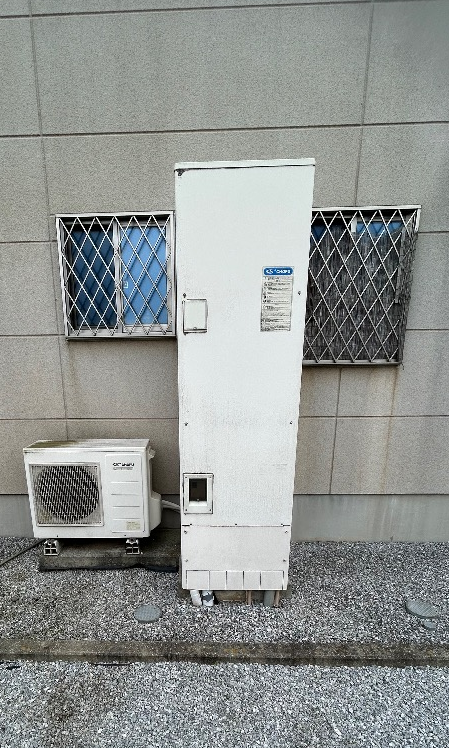 長府エコキュートEHP-4647GPXHから日立エコキュートBHP-FG46XU|エコキュート交換工事|茨城県猿島郡境町|