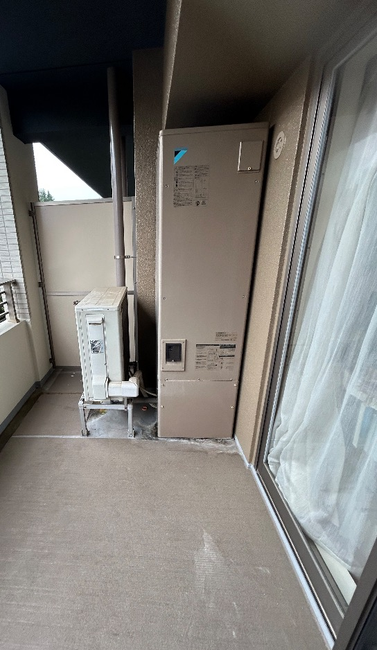 ダイキンエコキュートTU31KFCVからダイキンエコキュートEQX37ZFV|エコキュート交換工事|東京都東大和市桜ヶ丘|マンション|オーベルグランディオ東大和