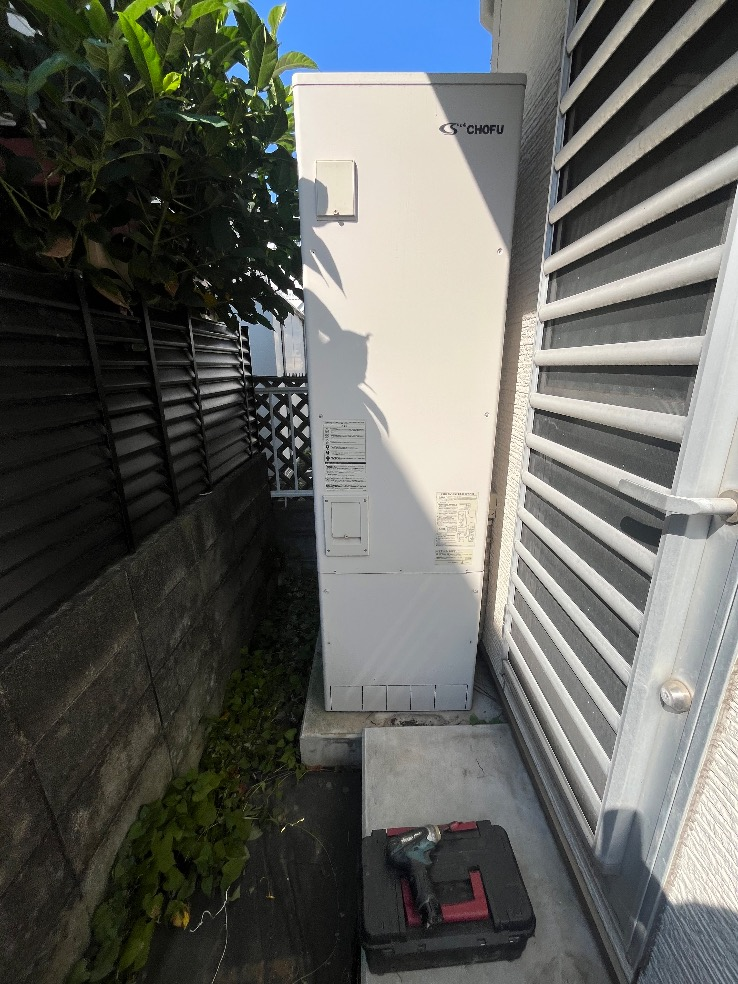 長府エコキュートET-4649GPZHから三菱エコキュートSRT-S466｜エコキュート交換工事｜神奈川県横須賀市久比里｜