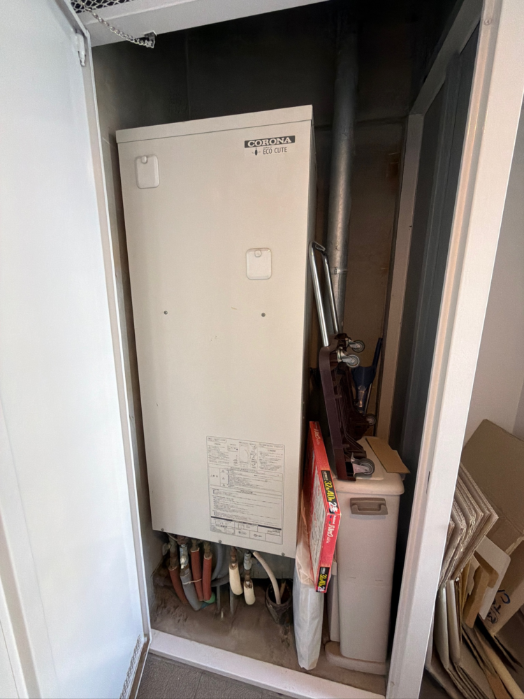 コロナエコキュートCTU-H3014AからコロナエコキュートCHP-S30AZ1-12｜エコキュート交換工事｜東京都江東区塩浜｜マンション｜レクセルプラザ東陽町