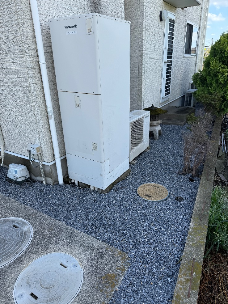 パナソニックエコキュートHE-K37AQPから三菱エコキュートSRT-S376｜エコキュート交換工事｜茨城県結城市結城｜