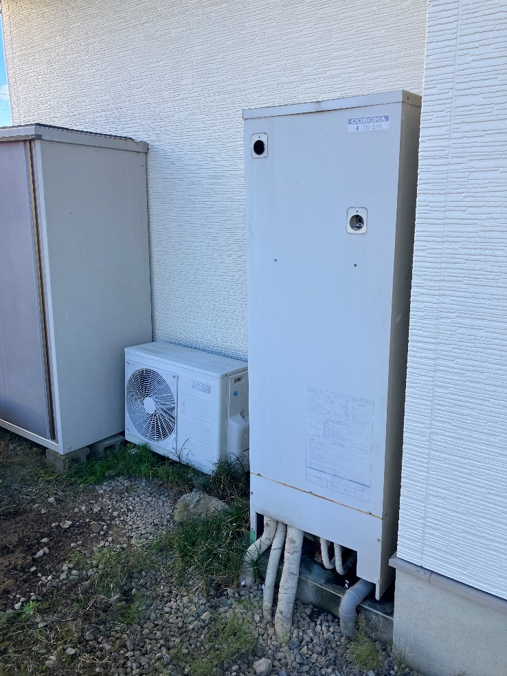 コロナエコキュートCHP-H3715Aから日立エコキュートBHP-FG37XU｜エコキュート交換工事｜埼玉県さいたま市西区｜