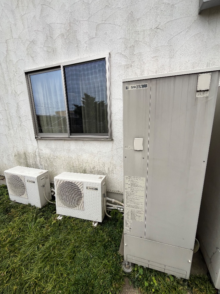 サンデンエコキュートEB37QTA2からダイキンエコキュートEQX37ZFV|エコキュート交換工事|群馬県安中市鷺宮|