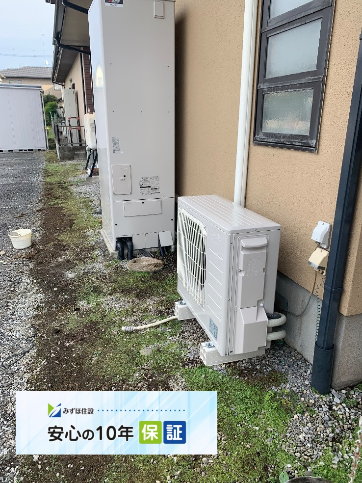 ダイキンエコキュートTU46LFVから三菱エコキュートSRT-S466U｜エコキュート交換工事｜栃木県下野市文教｜ 