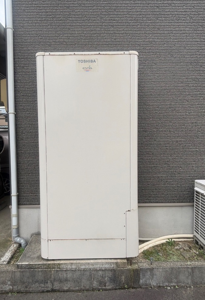 東芝エコキュートHWH-FBH373WCからダイキンエコキュートEQA37ZFTV｜エコキュート交換工事｜新潟県新潟市東区新川町｜