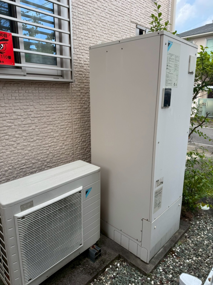 ダイキンエコキュートTU37GFVから三菱エコキュートSRT-S376U|エコキュート交換工事|愛知県瀬戸市東山町|