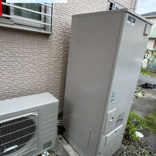 ダイキンエコキュートTU37GFVから三菱エコキュートSRT-S376U｜エコキュート交換工事｜愛知県瀬戸市東山町｜