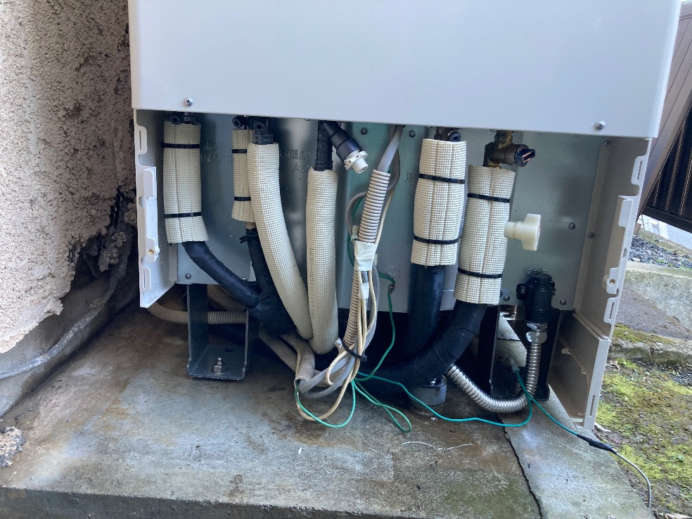 パナソニックエコキュートHE-K37BQからパナソニックエコキュートHE-S37LQS｜エコキュート交換工事｜埼玉県深谷市普済寺