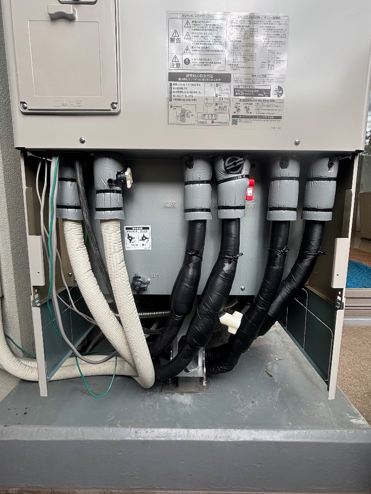 パナソニックエコキュートHE-37K3Qから三菱エコキュートSRT-S376|エコキュート交換工事|神奈川県川崎市麻生区はるひ野|マンション|レクセルはるひ野