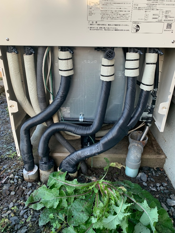 コロナエコキュートCFT-37M82-Cから日立エコキュートBHP-FG37XU｜エコキュート交換工事｜茨城県筑西市小川｜