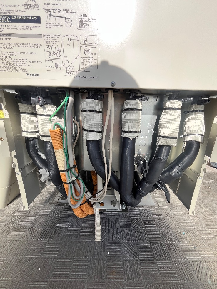 パナソニックエコキュートHE-30C3QEからダイキンエコキュートEQX37ZFVE｜エコキュート交換工事｜千葉市美浜区浜田｜