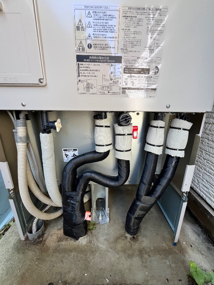 長府エコキュートET-4649GPZHから三菱エコキュートSRT-S466｜エコキュート交換工事｜神奈川県横須賀市久比里｜