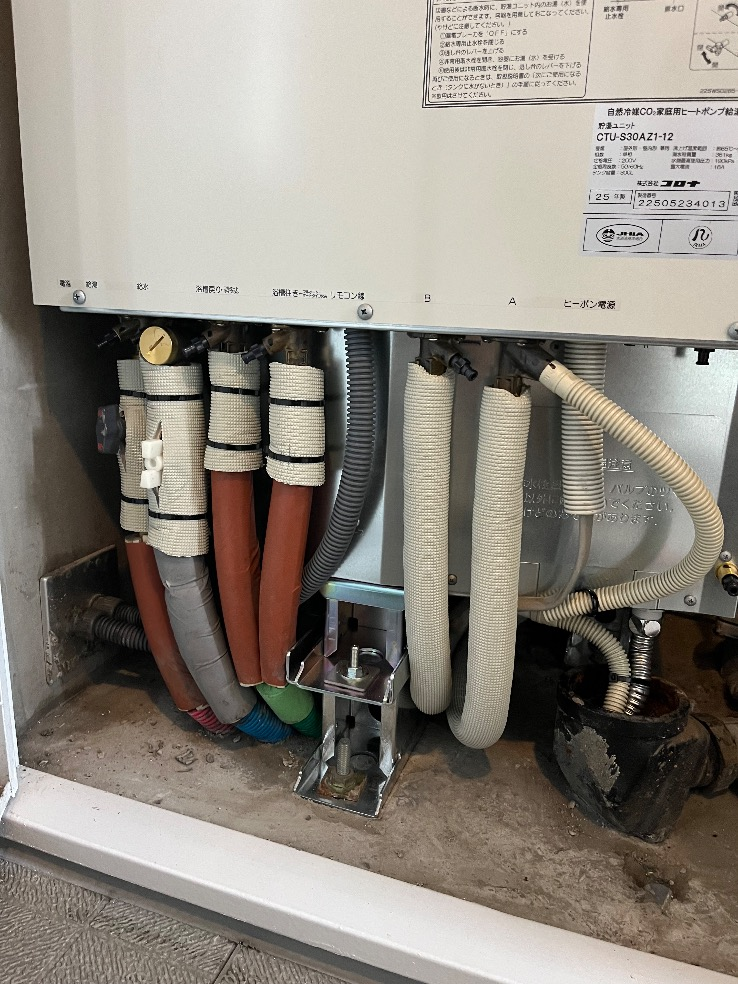 コロナエコキュートCTU-H3014AからコロナエコキュートCHP-S30AZ1-12｜エコキュート交換工事｜東京都江東区塩浜｜マンション｜レクセルプラザ東陽町
