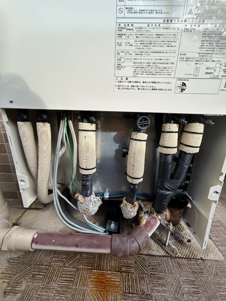 パナソニックエコキュートHE-37K2Qから日立エコキュートBHP-FG37XU｜エコキュート交換工事｜千葉県印西市中央南一丁目｜マンション｜エクセレントシティ千葉ニュータウン中央