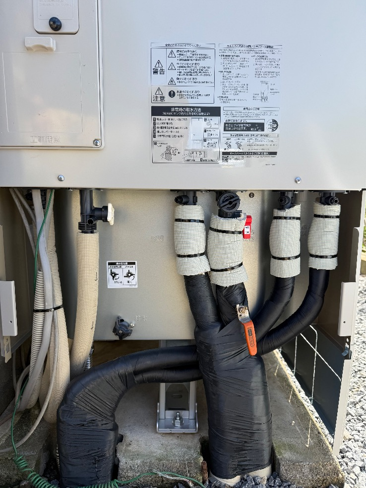 パナソニックエコキュートHE-K37AQPから三菱エコキュートSRT-S376｜エコキュート交換工事｜茨城県結城市結城｜