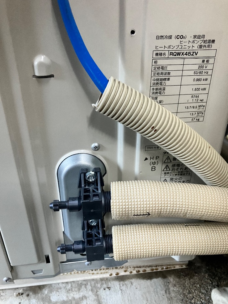 パナソニック電気温水器DH-30G2ZからコロナエコキュートCHP-S30NZ1|コロナエコキュートCHP-H3715AからダイキンエコキュートEQX37ZFV|2台エコキュート交換工事|東京都大田区鵜の木|