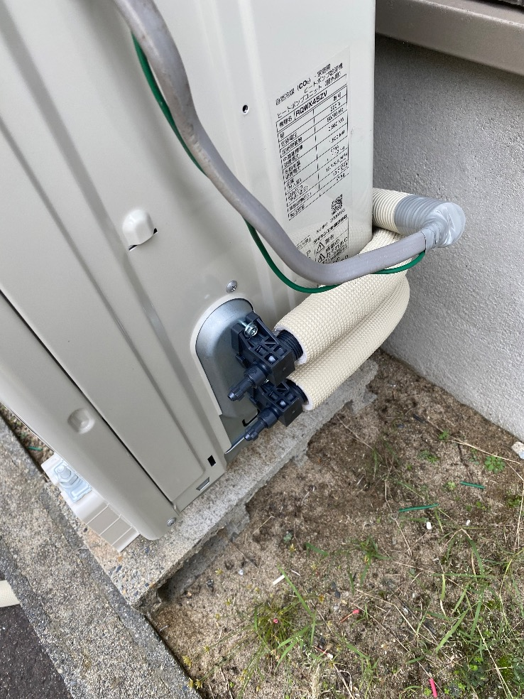 東芝エコキュートHWH-FBH373WCからダイキンエコキュートEQA37ZFTV｜エコキュート交換工事｜新潟県新潟市東区新川町｜