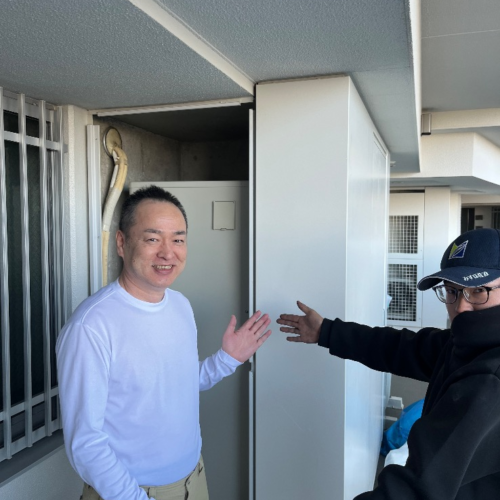 パナソニックエコキュートHE-K37ASMPSからダイキンエコキュートEQA37ZSV|エコキュート交換工事|東京都足立区梅田|マンション|リライズガーデン西新井スカイレジデンス