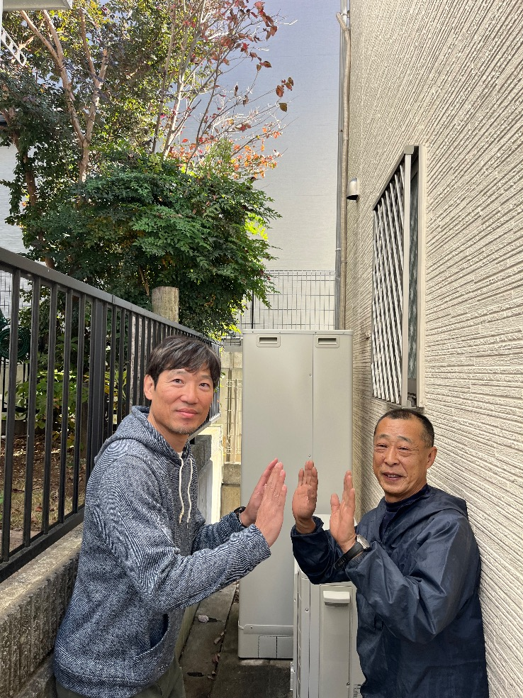 東芝エコキュートHPE-FB375CからダイキンエコキュートEQX37ZFV|エコキュート交換工事|横浜市鶴見区上の宮