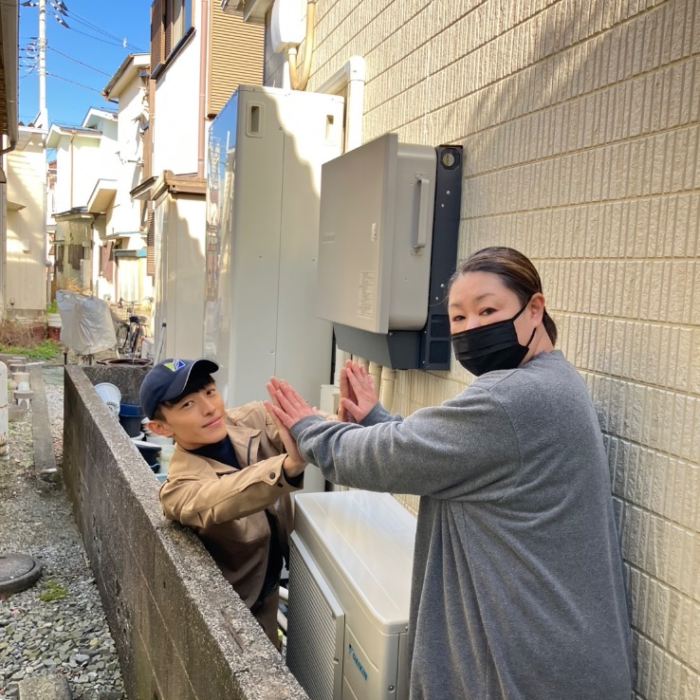 三菱エコキュートSRT-ST43UZからダイキンエコキュートEQA46YFTV｜エコキュート交換工事｜東京都八王子市川町